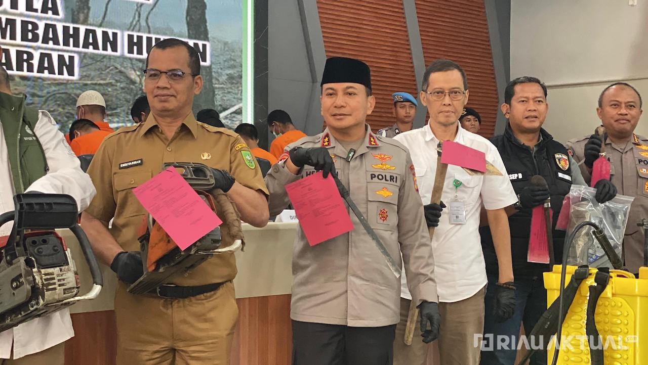 22 Orang Jadi Tersangka Karhutla di Riau, Polda Terus Perketat Penindakan