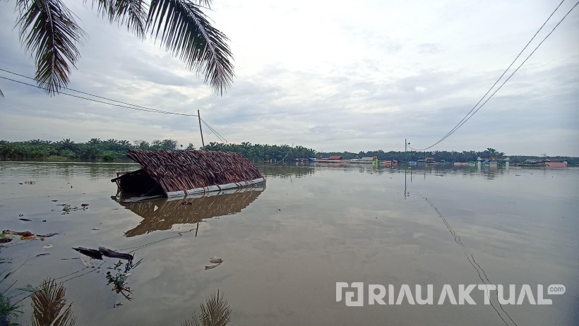 Wisata Pulau Cinta di Kampar Tenggelam, Ekonomi Warga Terpukul