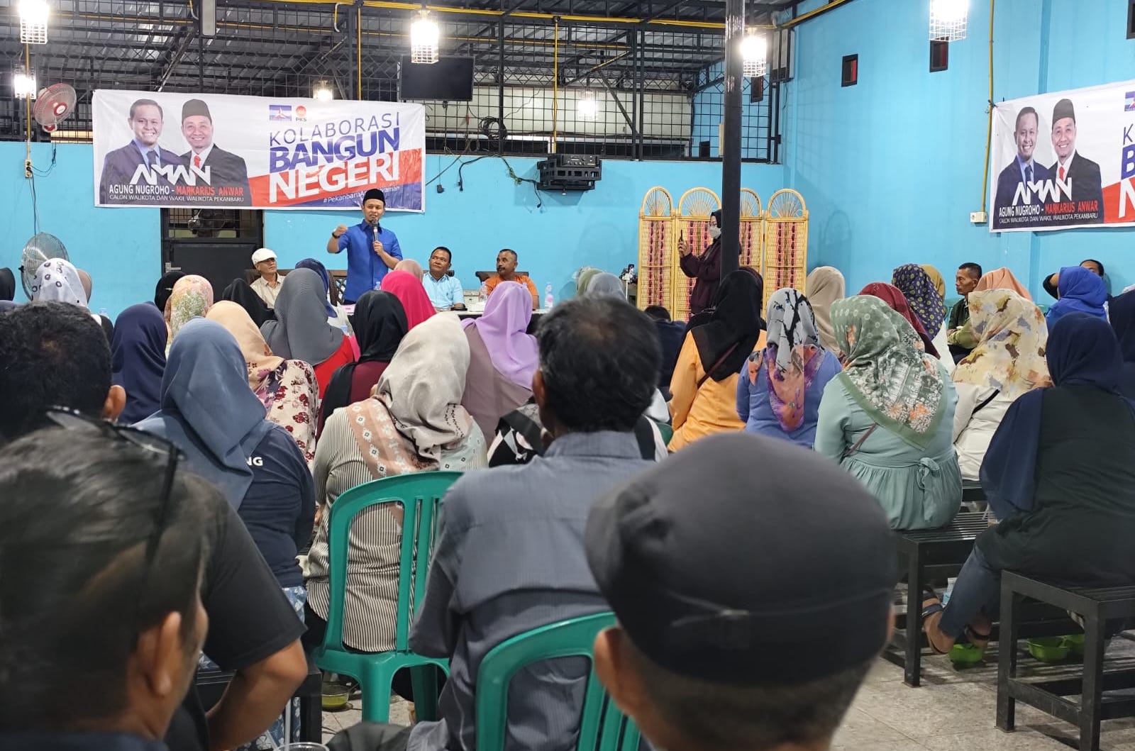 Sudah Rasakan Kinerja Agung Nugroho, Warga Rumbai Timur Dukung Pasangan AMAn di Pilwako Pekanbaru