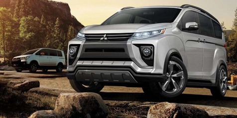 Minivan Crossover Delica Berbasis Outlander, Tapi Mukanya Mirip Xpander