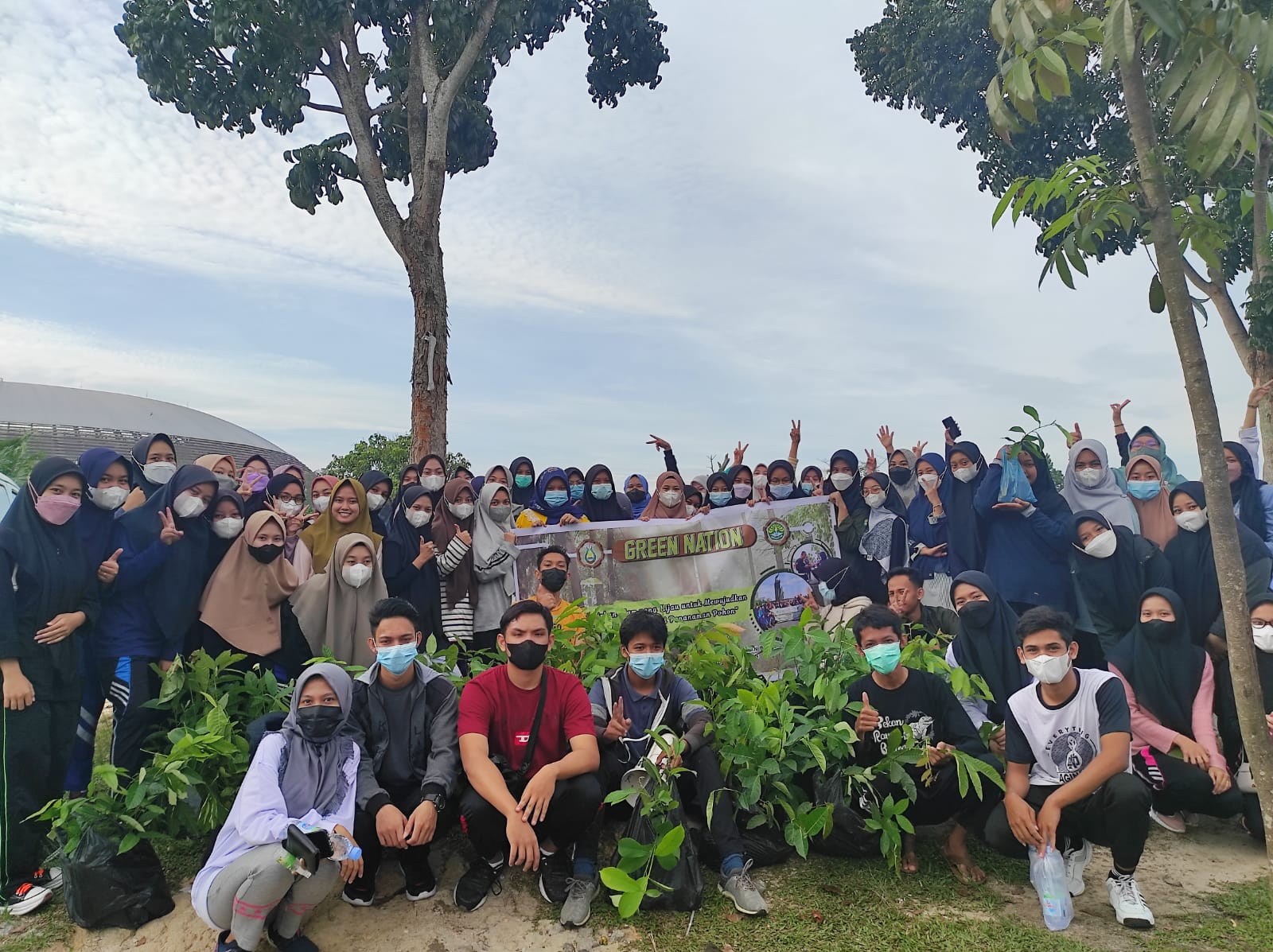 Peringati Hari Pohon, Himaprobio Universitas Riau Gelar Green Nation