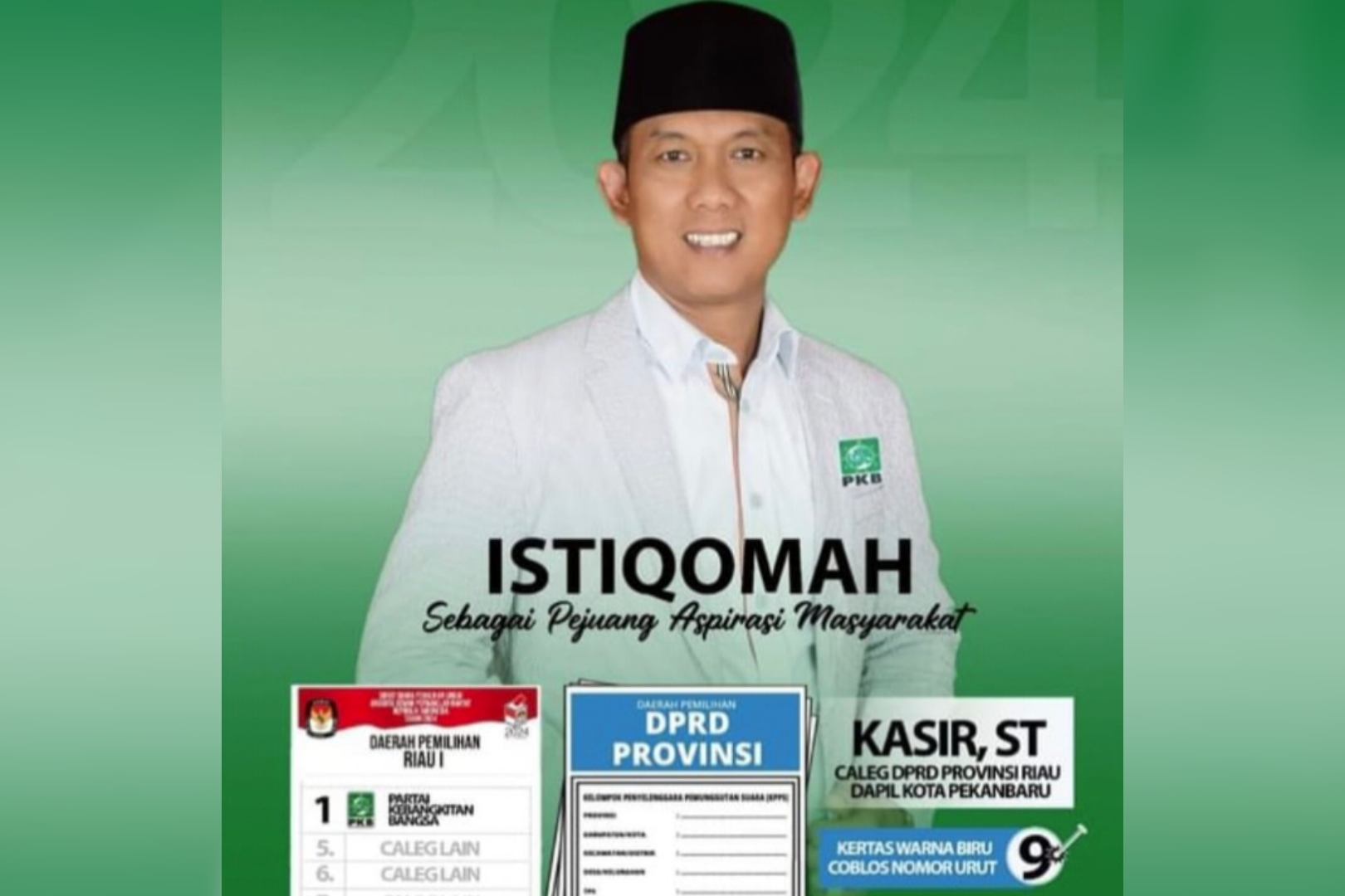 Jelang DCT, Anggota DPRD Riau Kasir Nyebrang ke PKB