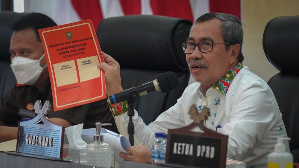 Gubri: Perlu Juga Rumah Pasien Isoman di Riau Ditempel Stiker