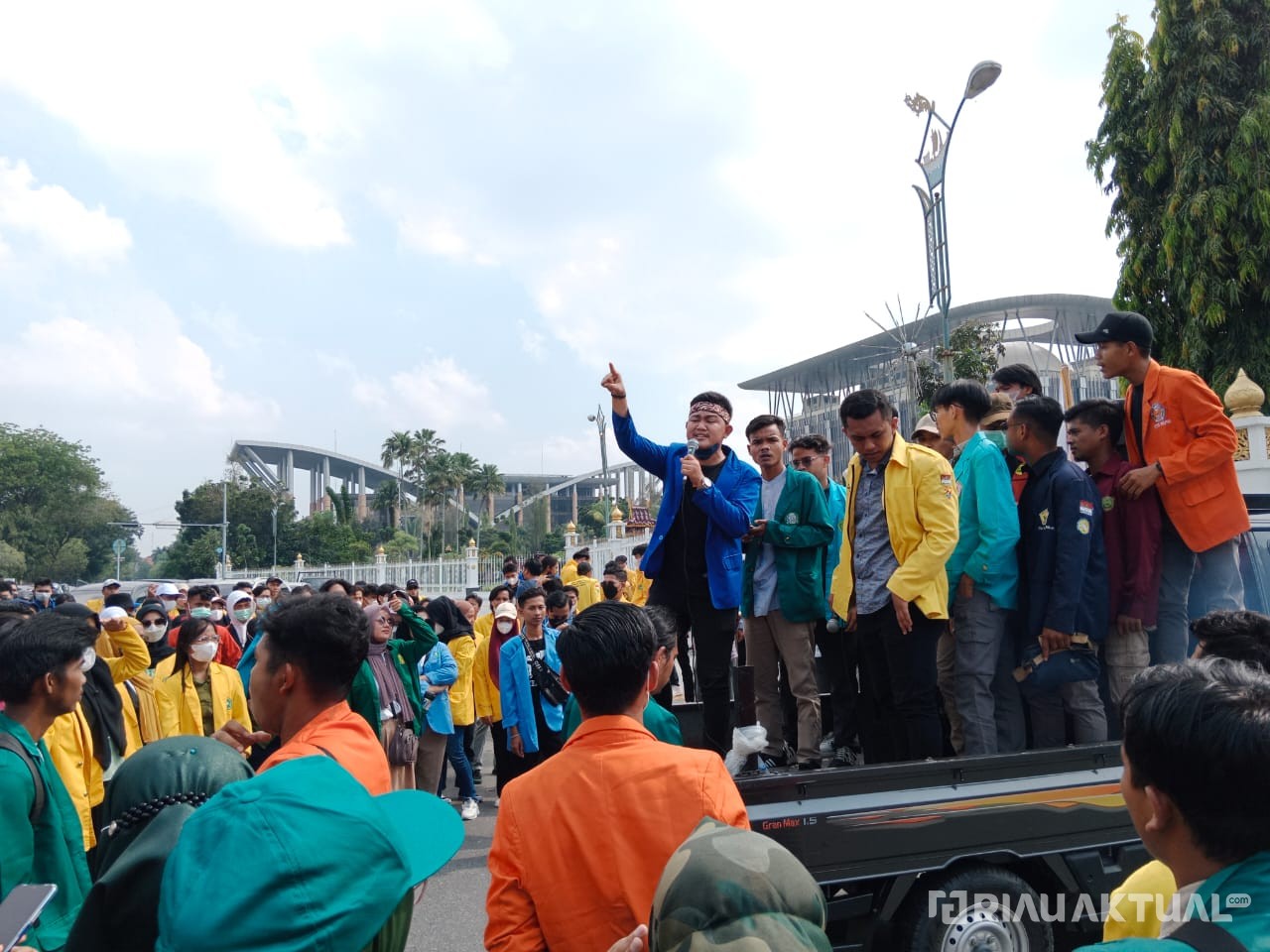 Kembali Gelar Aksi, Mahasiswa Tuntut Gubri Keluarkan HET Migor