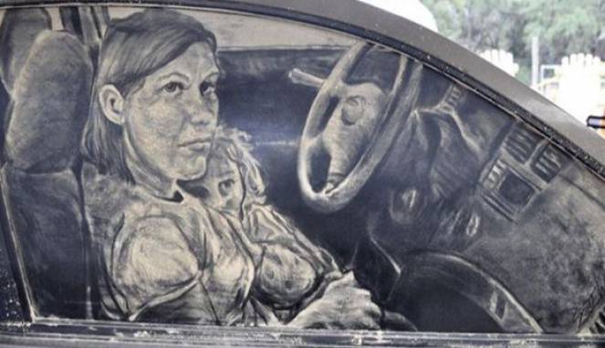 10 Lukisan Menakjubkan dari Debu Mobil