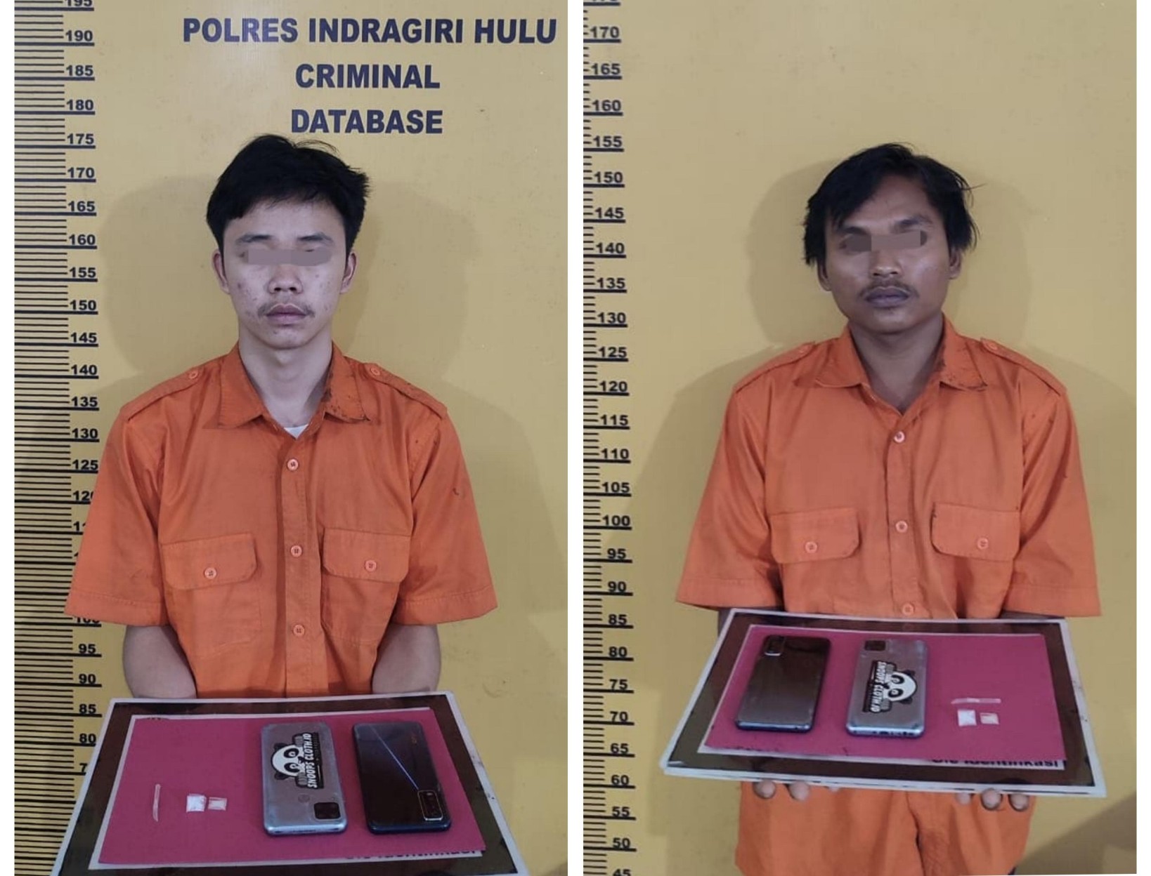 Dua Pria di Inhu Ditangkap karena Kasus Narkoba, Polisi Amankan Sabu