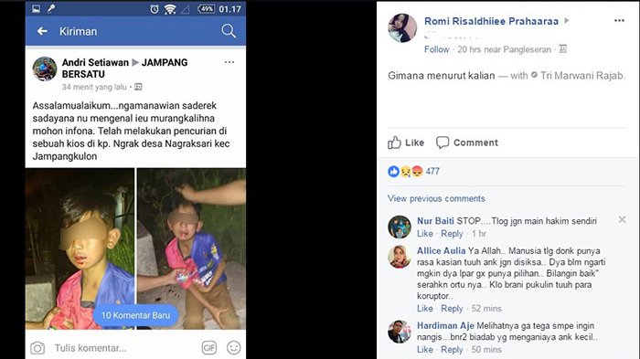 Astafirullah, Seorang Bocah Dipukuli Warga hingga Berdarah-darah karena Dituduh Mencuri