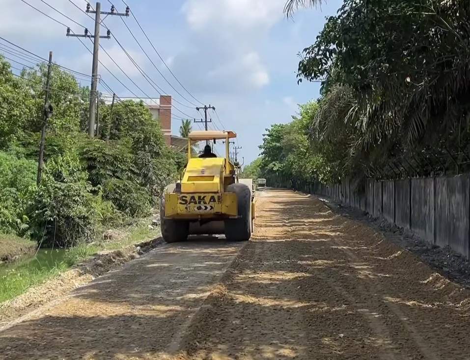 Perbaikan Jalan Bangau Sakti Pekanbaru Bakal Masuk Proses Pengaspalan