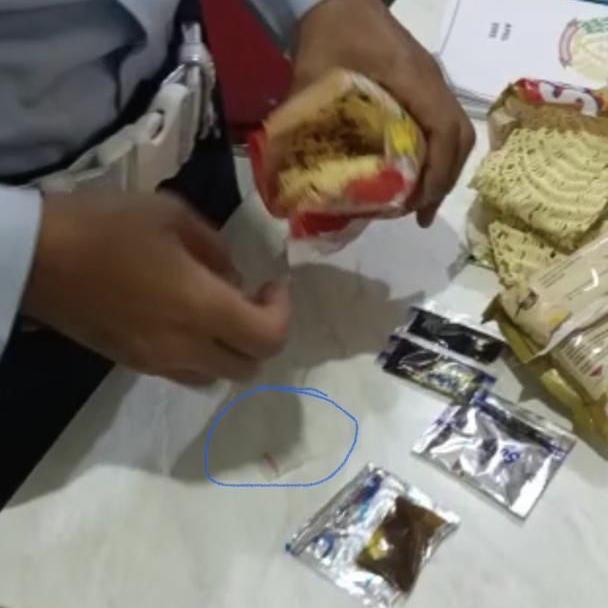 Kelabui Petugas, Sabu Dimasukkan ke Dalam Mie Instan