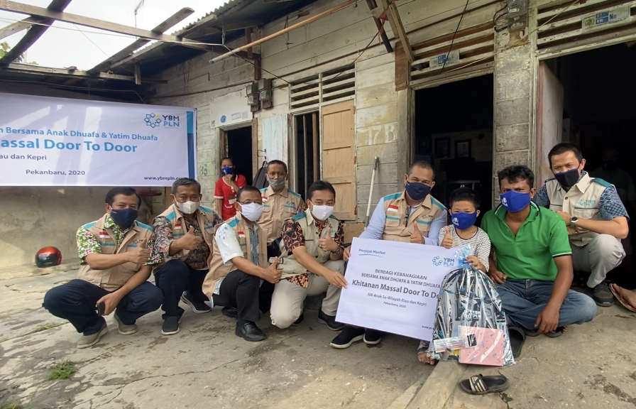 YBM PLN UI WRKR menggelar Khitanan Massal bagi anak dhuafa secara Door to Door.