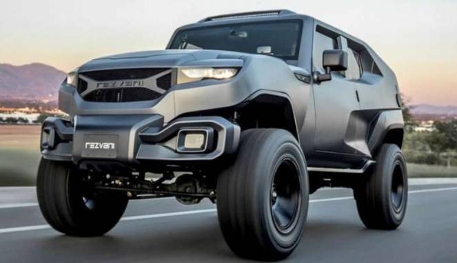 Namanya Rezvani Tank, Mobil Paling Gagah Sejagat