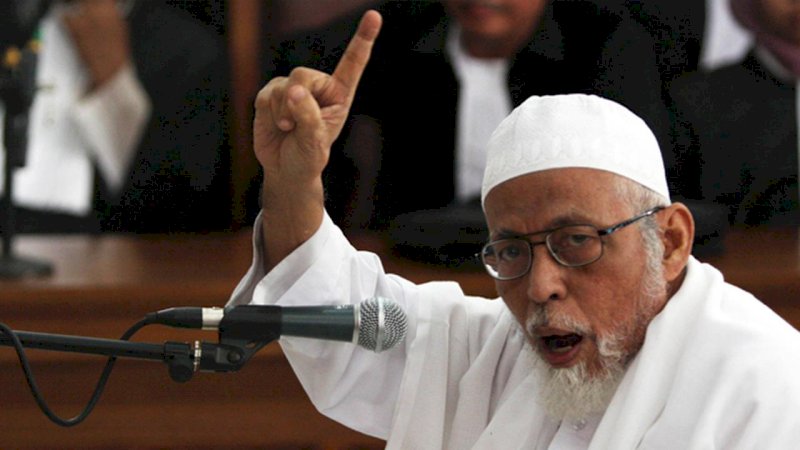 Baasyir Dinilai Tak Berbahaya Lagi, Sudah Putus Hubungan dengan ISIS dan Ditinggalkan Banyak Pengikut