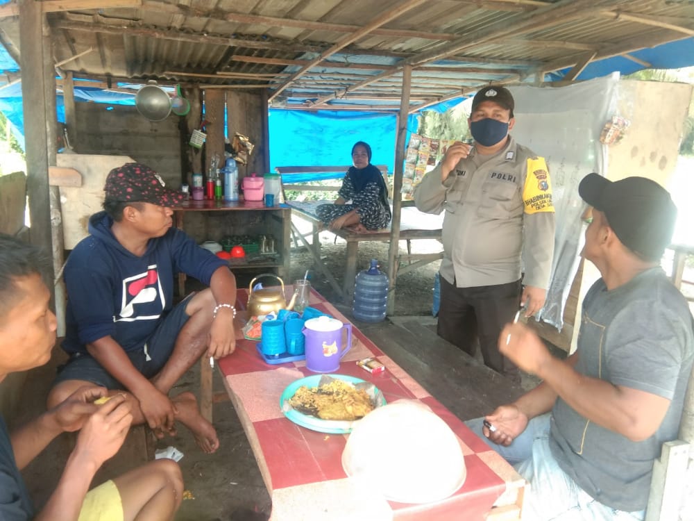 Polsek Langgam Kembali Lakukan Pencegahan Kriminal C3 dan Covid-19