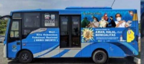 Bus Vaksin Keliling Mulai Layani Vaksinasi Anak-anak
