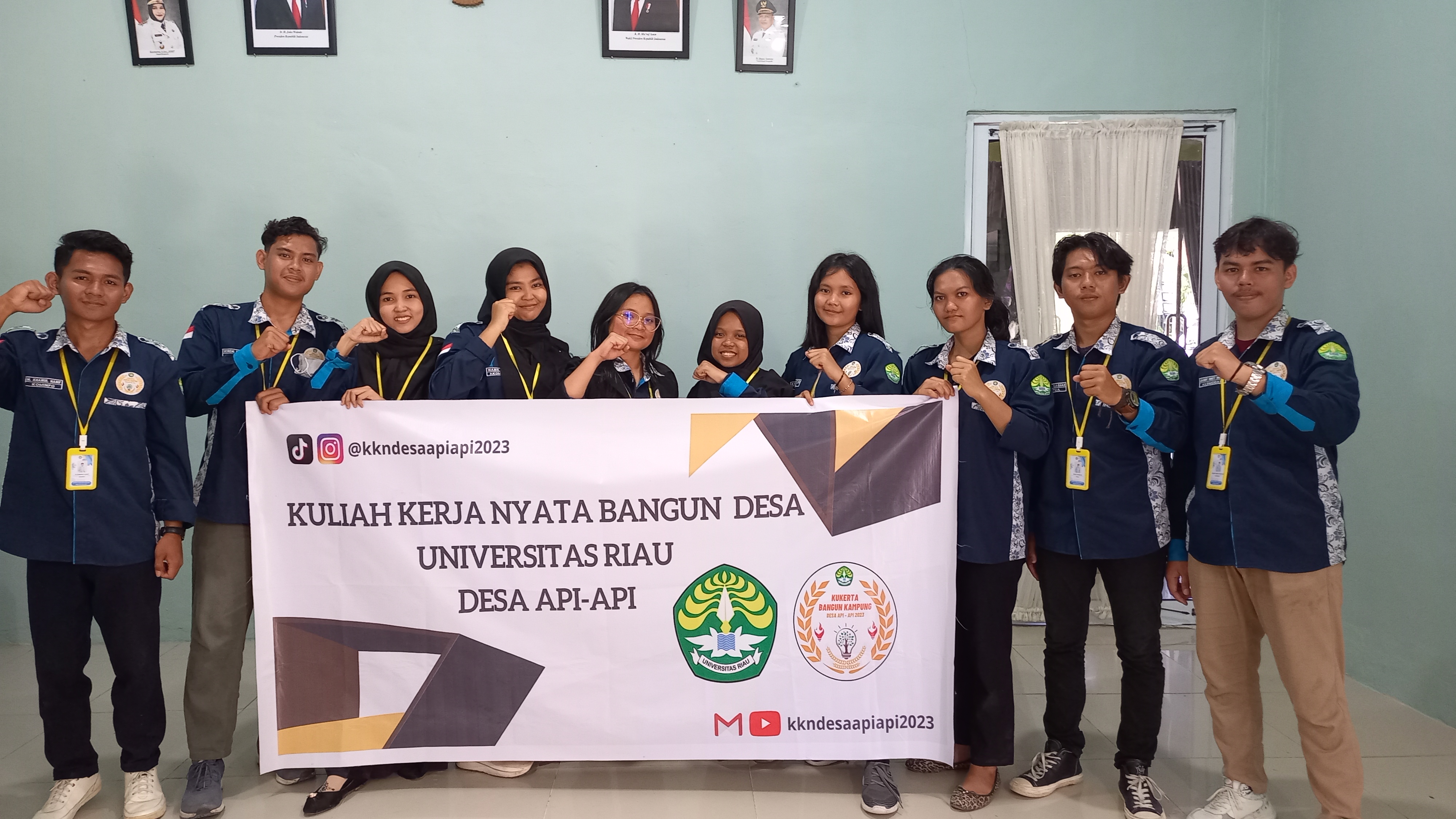 Mahasiswa Kukerta UNRI Sosialisasi Cegah Stunting dan Bahaya Pernikahan Dini di Bengkalis