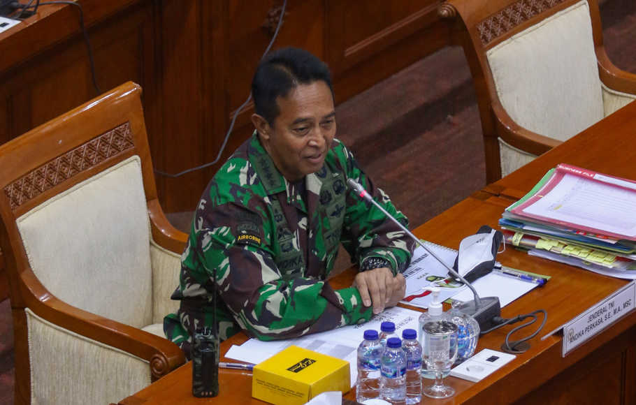 Jenderal Andika Tunjukkan Sosok Tak Umbar Janji Saat Pemaparan di Komisi I