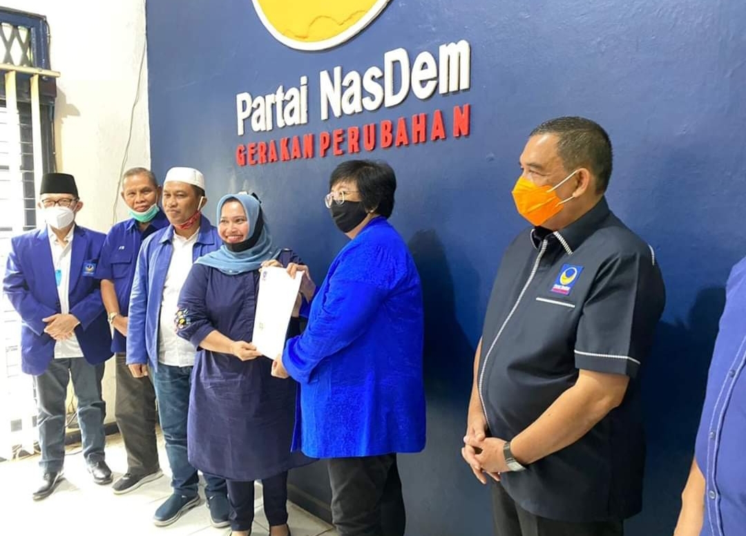 Usai Terima Surat Dukungan Nasdem, Kasmarni - Bagus Santoso : Salam Restorasi