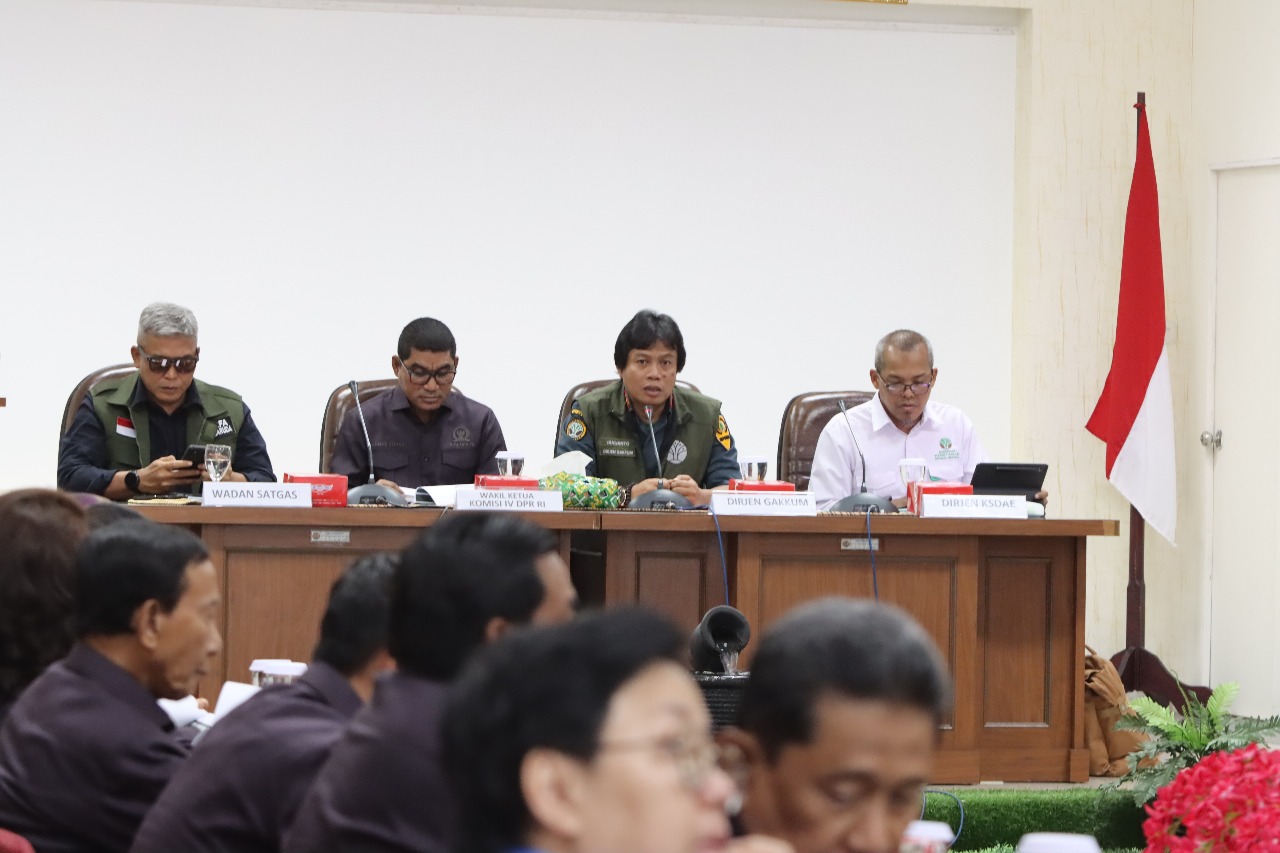 Komisi IV DPR RI Dukung Penertiban TNTN, Satgas Garuda Targetkan Pemulihan 3,7 Juta Hektare Kawasan Hutan