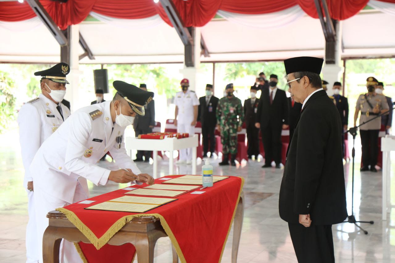 Lantik Tiga Kepala Daerah, Ini Pesan dan Harapan Gubernur Riau