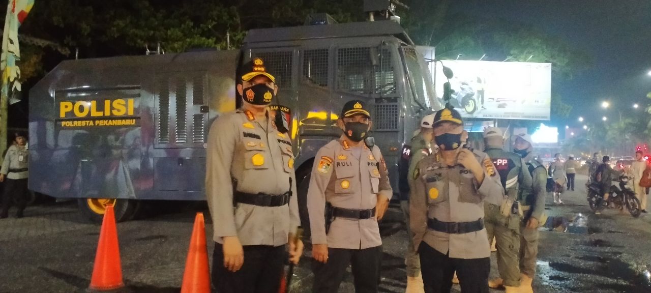 Arus Lalulintas di Jalan Sudirman Pekanbaru Malam Ini Terpantau Lancar