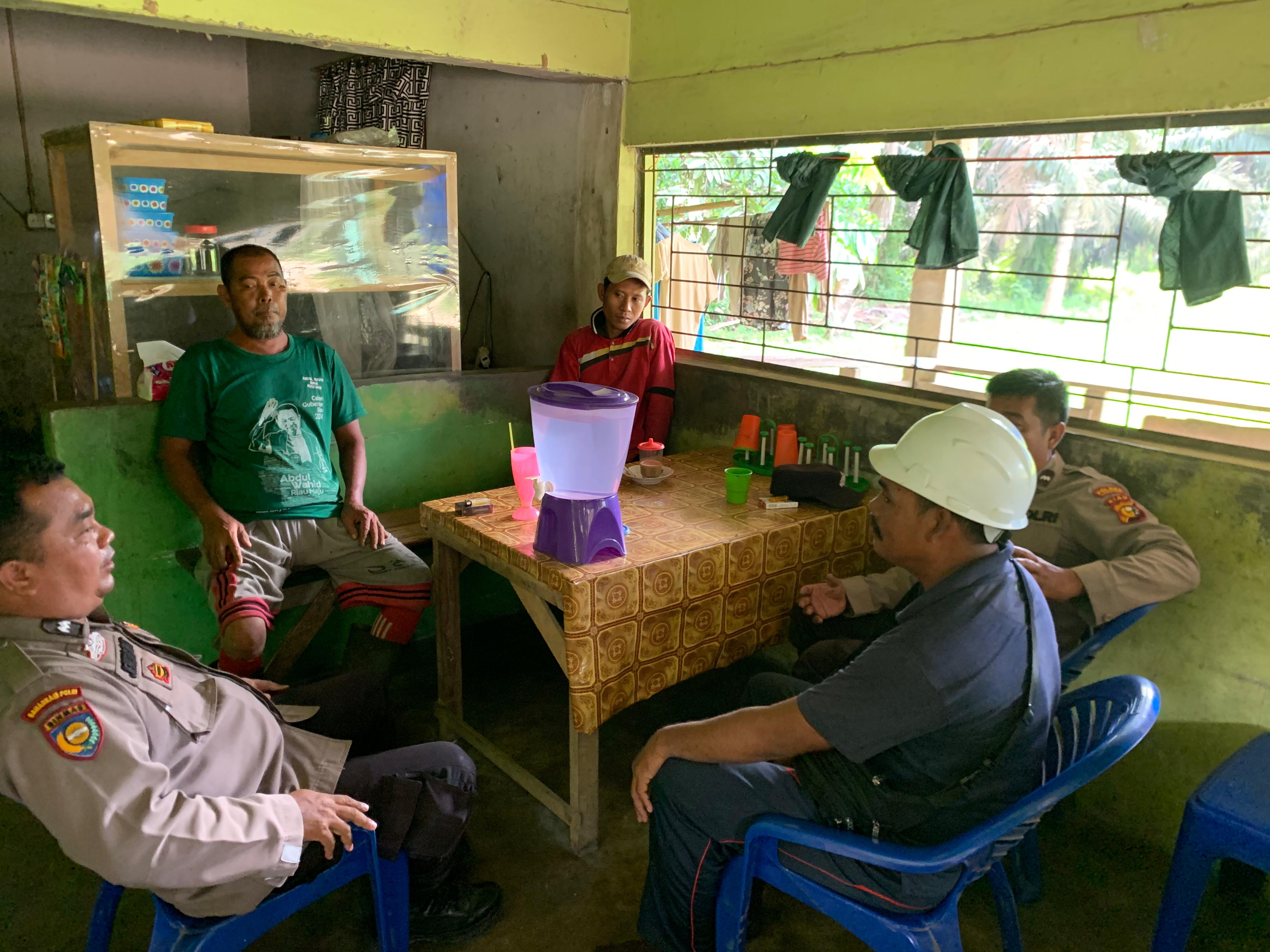 Polsek Kelayang, Ajak Warga Binio Lawan Golput dan Money Politik