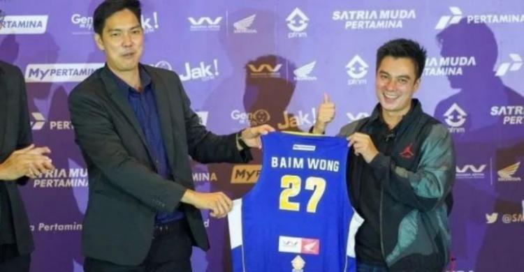 Baim Wong Resmi Jadi Presiden Klub Basket Satria Muda Pertamina