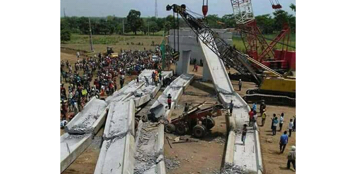 Astafirullah, Jembatan Tol Ambruk Timpa Tujuh Pekerja, Satu Tewas Enam Luka