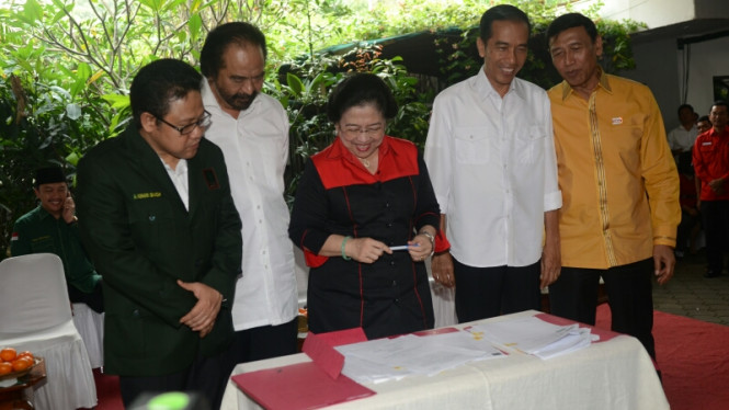 Mengintip Struktur Tim Pemenangan Jokowi dari Parpol Koalisi