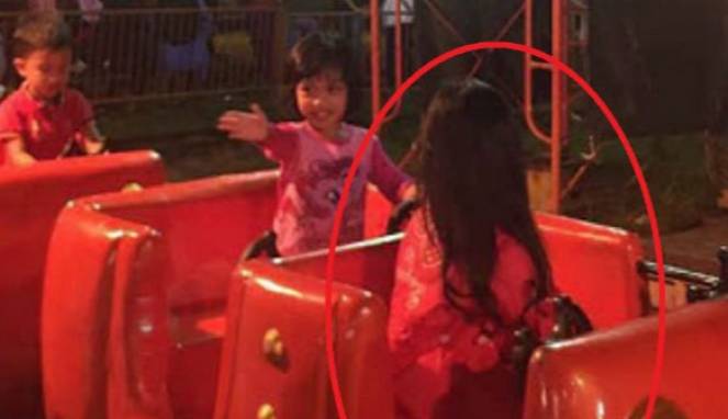 Seram, Ada Penampakan Hantu di Arena Bermain Anak-anak