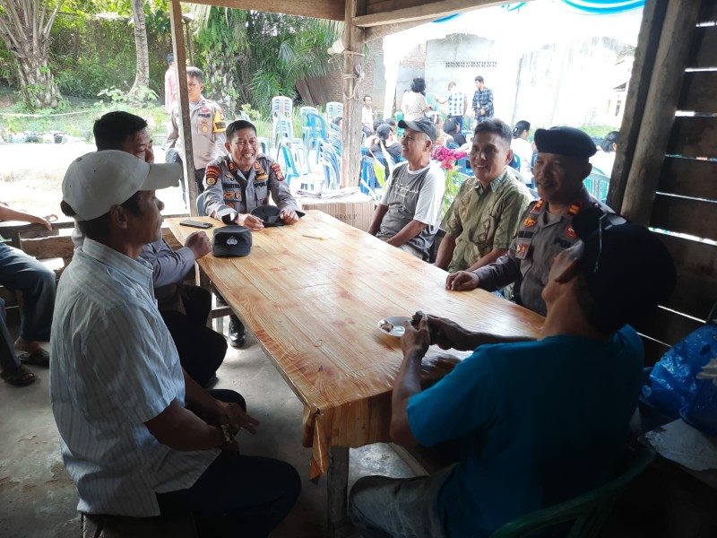 Sosialisasi Pilkada Damai, Polsek Minas Ajak Warga Minas Jaya Menyalurkan Hak Suara di TPS