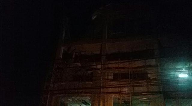 Saat Pengecoran 4 Pekerja Terjatuh dari Lantai 5 Gedung Baru UIN