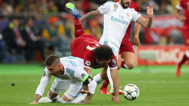 Kronologi Cedera Mohamed Salah Versi Sergio Ramos