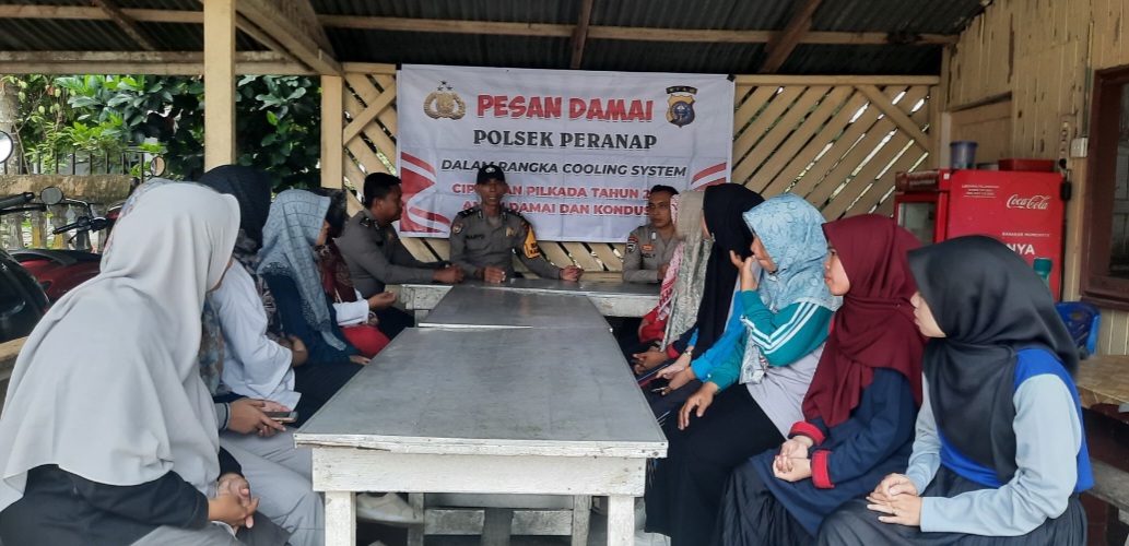 Polsek Peranap: Guru Suksesor Partisipasi Pemilih Pemula