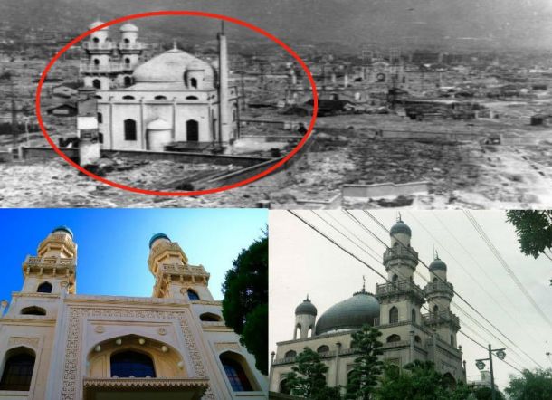 Masjid Kobe yang Tetap Kokoh Setelah Dihantam Bom Atom