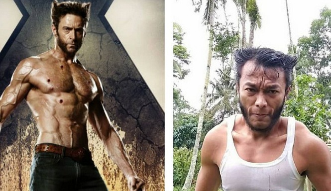 Heboh! Pria Asal Toraja Ini Mirip Karakter Superhero Wolverine