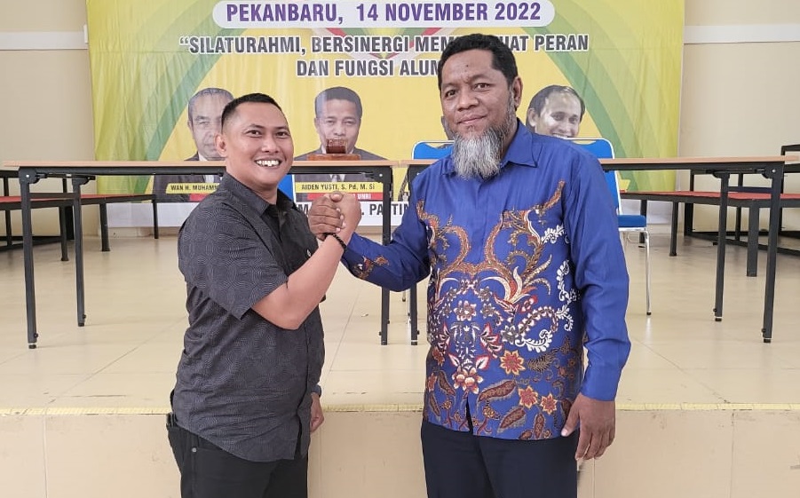 Ronald Akhyar Terpilih Sebagai Ketua IKA Fakultas Hukum Unri 2022-2026