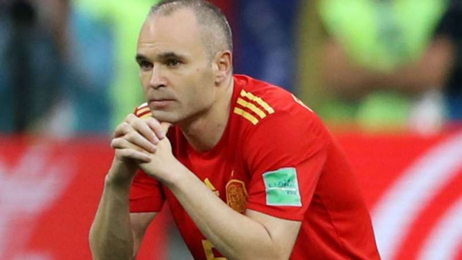 Spanyol Tersingkir, Iniesta Putuskan Gantung Sepatu