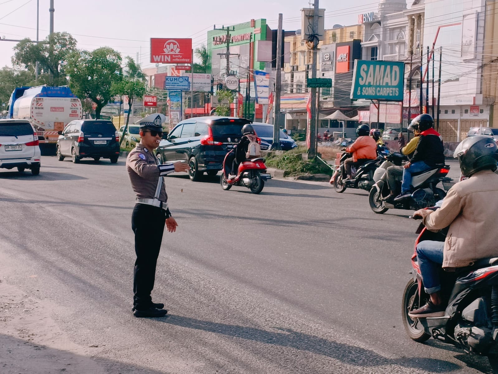 Long Weekend, Ditlantas Polda Riau dan Polresta Pekanbaru Perketat Pengamanan Lalu Lintas