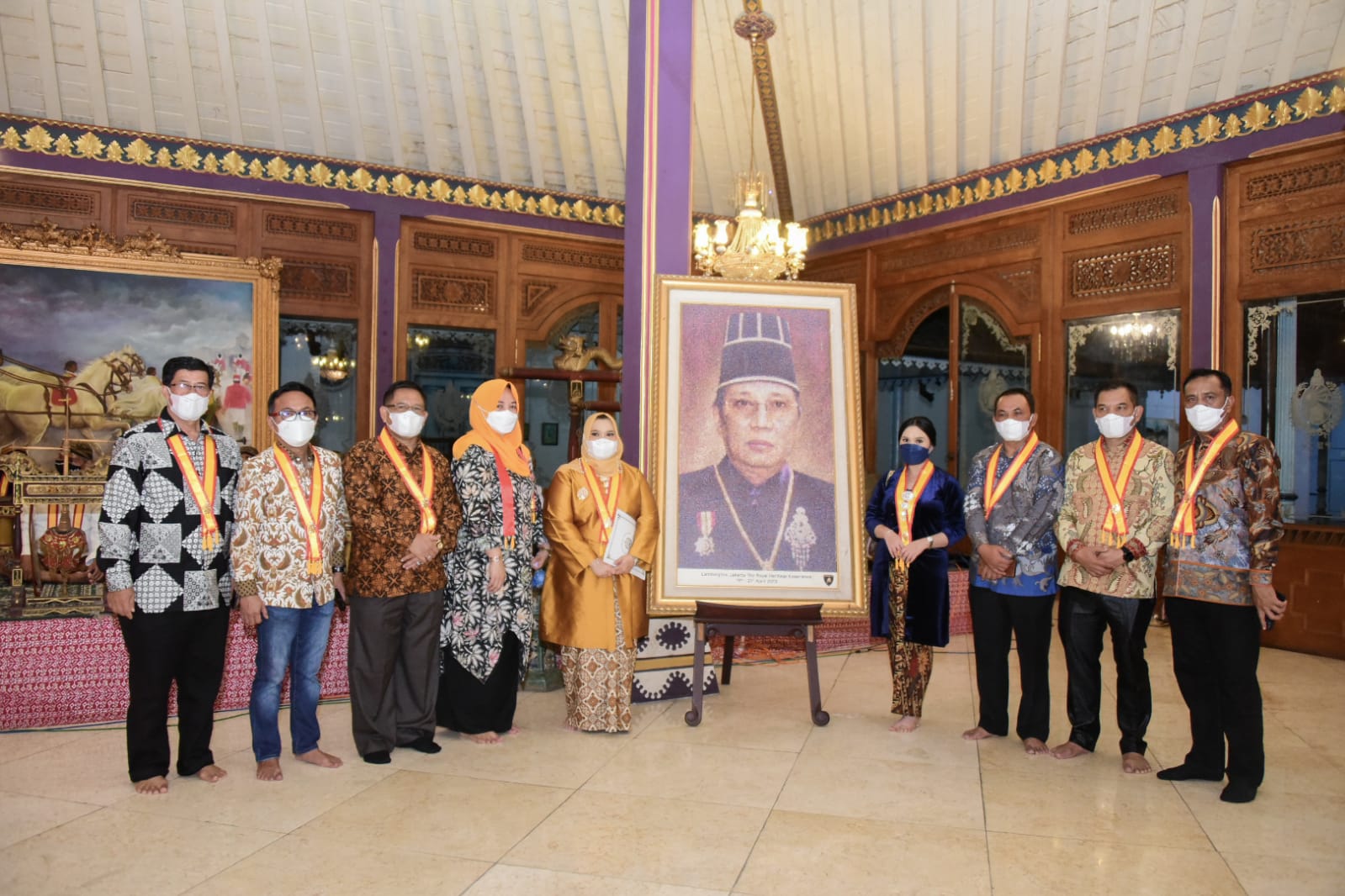 Bupati Bengkalis Terima Gelar Adat dari Karaton Surakarta Hadiningrat