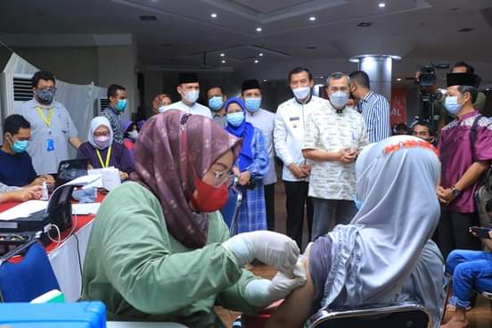 Pelaksanaan Vaksinasi di Pekanbaru Capai 30 Persen