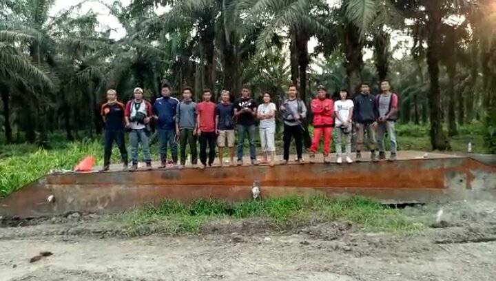 Tim Terpadu Penyelamat Bonita Deklarasi Anti-Hoax di Perkebunan Sawit