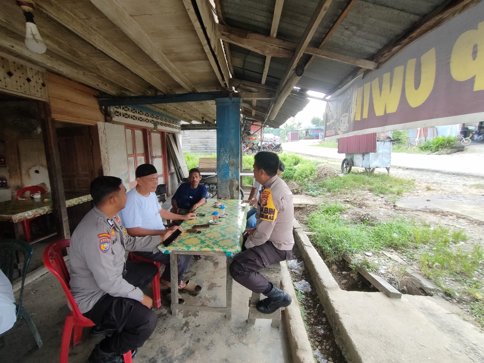 Warga Simpang Kelayang Siap Dukung Polisi Sukseskan Pilkada