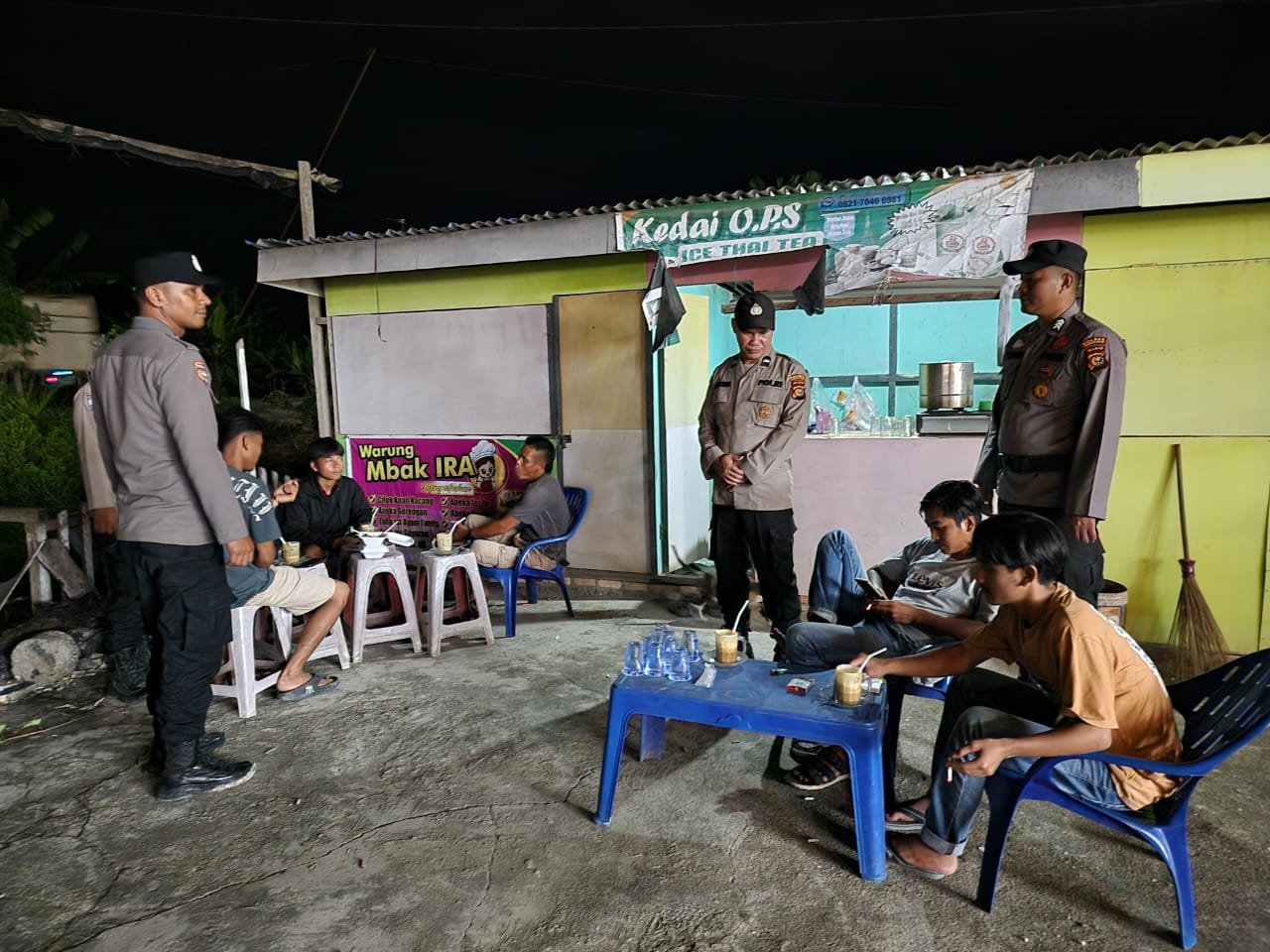 Polsek Bangko Pusako Patroli Blue Light Antisipasi Kemacetan dan Kriminalitas di Libur Waisak