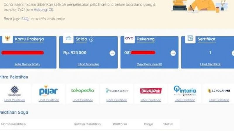 Pemilik Kartu Prakerja Dapat Rp3,55 Juta, Begini Cara Mudah untuk Tembus 44.000