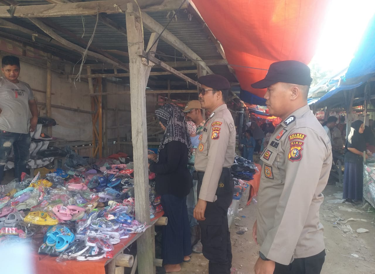 Pasar Kaget di Langgam Aman dari Kriminalitas Jelang Pilkada