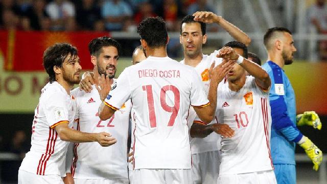 Spanyol Menang Tipis atas Makedonia