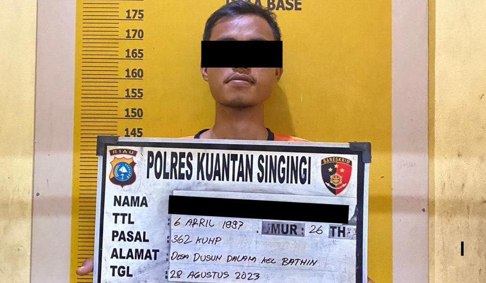 Polisi Tangkap Pelaku Curanmor di Terminal Teluk Kuantan