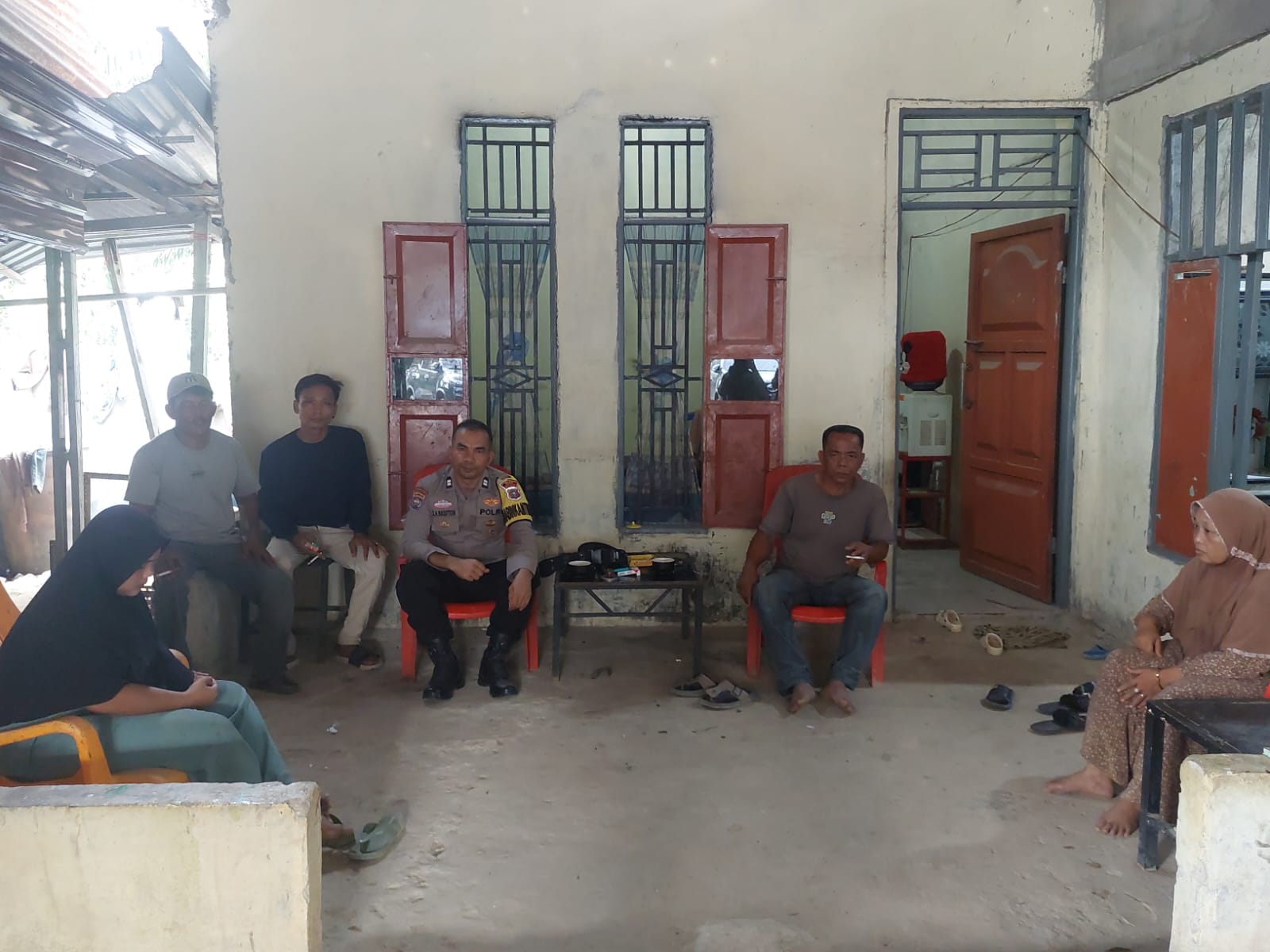 Bhabinkamtibmas Polsek Kandis Berikan Imbauan Kamtibmas untuk Kondusivitas Pilkada 2024