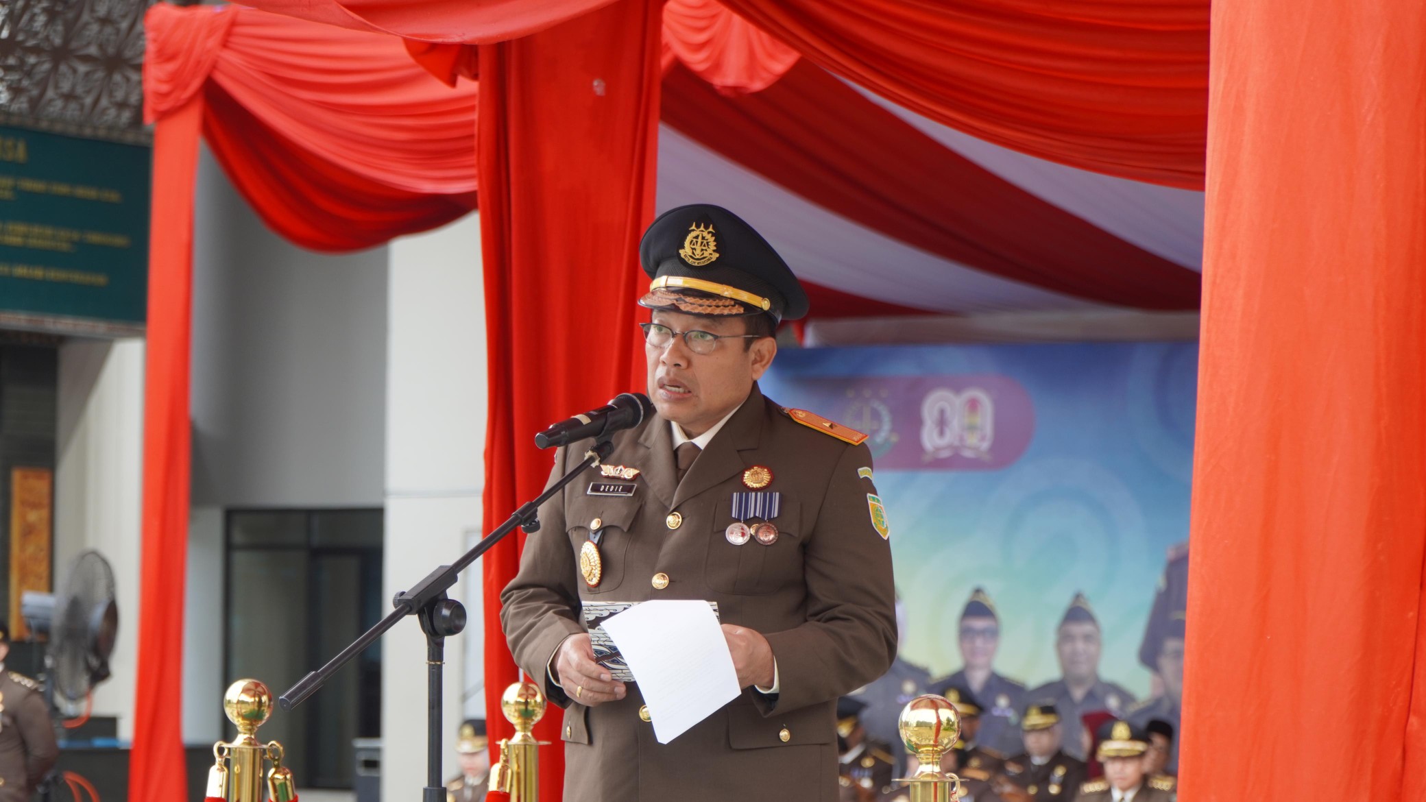 Kejati Riau Tegaskan Komitmen Berantas Korupsi dan Narkoba pada Harlah Kejaksaan ke-80