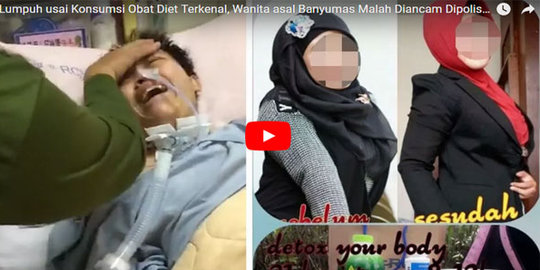 Wanita ini jatuh lumpuh usai konsumsi obat pelangsing terkenal, kini dirinya justru akan dipolisikan